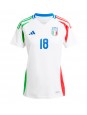 Italien Nicolo Barella #18 Auswärtstrikot für Frauen EM 2024 Kurzarm
